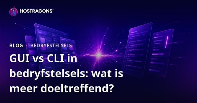 GUI vs CLI in bedryfstelsels: wat is meer doeltreffend?