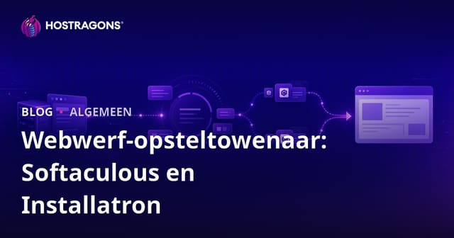 Webwerfopstelling Wenke: Softaculous en Installatron