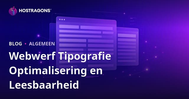 Webwerf Tipografie Optimalisering en Leesbaarheid
