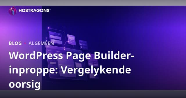 WordPress Blad Bouer Plug-ins: 'n Vergelykende Oorsig