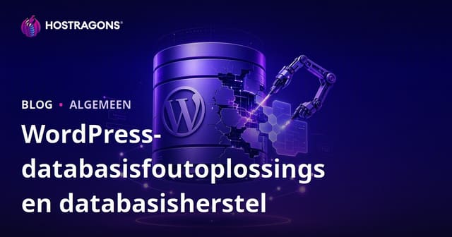 WordPress Databse Foutoplossings en Databse Herstel