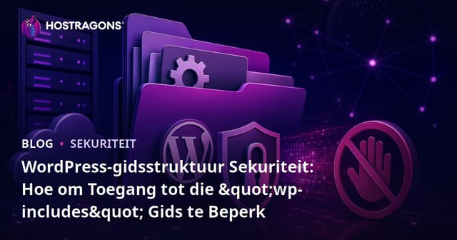 WordPress-gidsstruktuur Sekuriteit: Hoe om Toegang tot die "wp-includes" Gids te Beperk