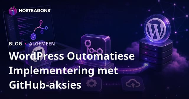 WordPress Outomatiese Implementering met GitHub-aksies
