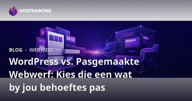 WordPress vs. Pasgemaakte Webwerf: Kies die een wat by jou behoeftes pas