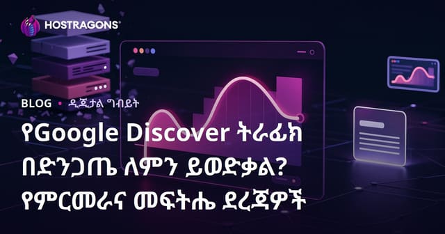 የGoogle Discover ትራፊክ በድንጋጤ ለምን ይወድቃል? የምርመራና መፍትሔ ደረጃዎች