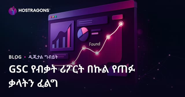 የGoogle Search Console ውጤት ሪፖርት በሚያገለግል የውጤት ቃላት ጣር መቁጠር የSEO መመሪያ (2026)
