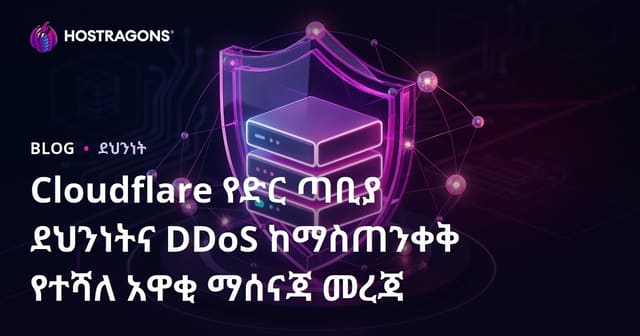 Cloudflare መስተካከያ፡ የድር ጣቢያ ደህንነትና DDoS መከላከያ እንዴት ማድረግ ይገባው?
