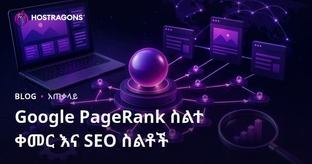 Google PageRank አልጎርቲምና SEO ስትራቴጂዎች ለውድድር የአስተዳደር መንገድ