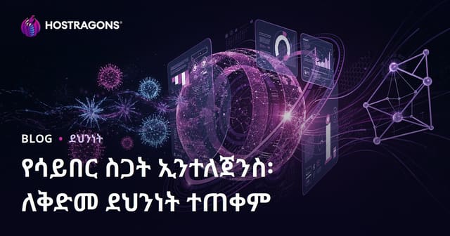 የሳይበር ስጋት ኢንተለጀንስ፡ ለቅድመ ደህንነት ተጠቀም