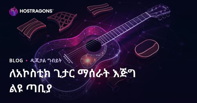 ለአካስቲክ ጊታር አዘጋጅነት እና ሉቲየር መሳሪያዎች የተሳተፈ አጭር የድር ጣቢያ መመሪያ