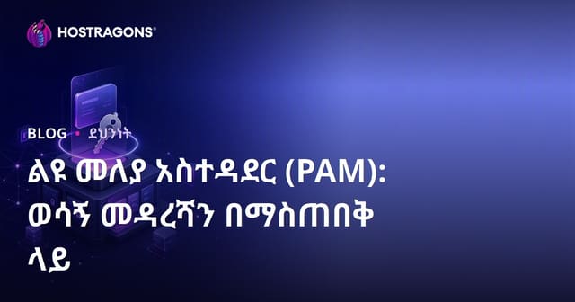 የልዩ ዓይነት አካውንት አስተዳደር (PAM): አስፈላጊ ግብዓቶችን በጥልቅ ደህንነት በማረጋገጥ