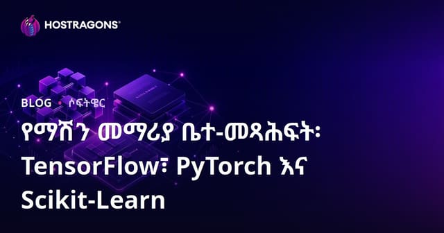 የMachine Learning መደብሮች (TensorFlow, PyTorch, Scikit-learn): የአሳስተናጋጅ መመሪያ