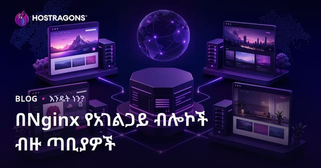 አንድ ሰርቨር ላይ የብዙ ድር ጣቢያዎች ማስተናገድ በNginx ቪርቹዋል ሆስት (Server Blocks)