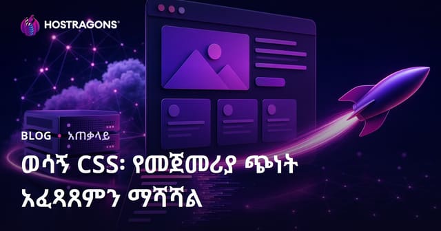 የመጀመሪያ የመጫኛ አፈጻጸምን ለማሻሻል Critical CSS መጠቀም: ዘመናዊ የድህረገፅ ፍጥነት መፍትሄዎች