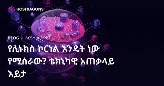 የሊኑክስ ኮርነል እንዴት ነው የሚሰራው? ቴክኒካዊ አጠቃላይ እይታ