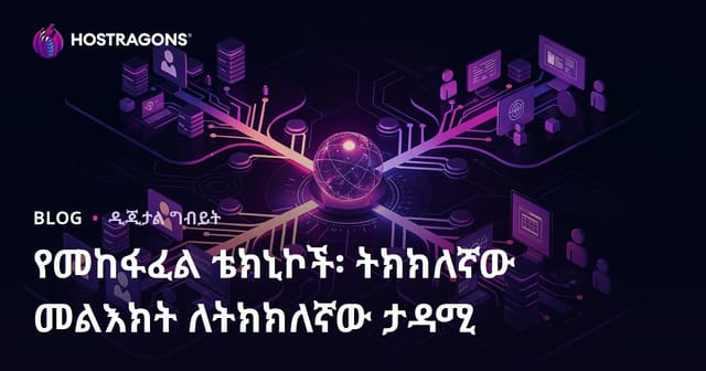 የመከፋፈል ቴክኒኮች፡ ትክክለኛው መልእክት ለትክክለኛው ታዳሚ