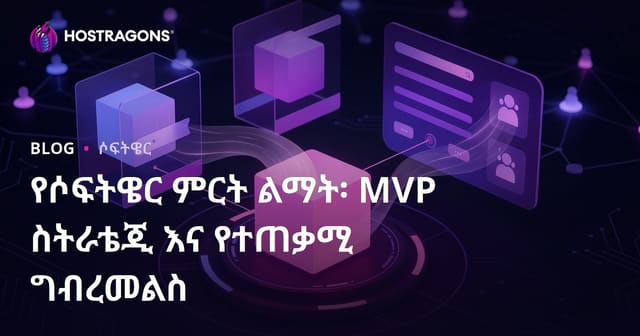 የሶፍትዌር ምርት ልማት፡ MVP ስትራቴጂ እና የተጠቃሚ ግብረመልስ