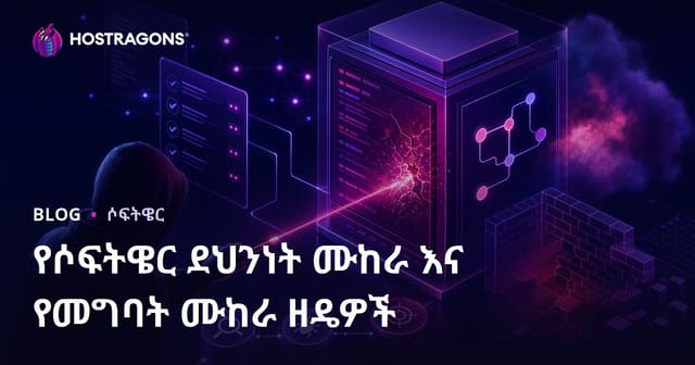 የሶፍትዌር ደህንነት ሙከራዎችና ማስተላለፊያ ሙከራ መርሃግብሮች