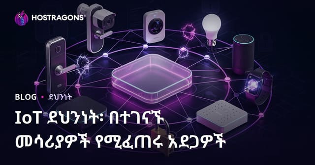 IoT ደህንነትና የተገናኙ መሳሪያዎች የደህንነት አደጋዎች