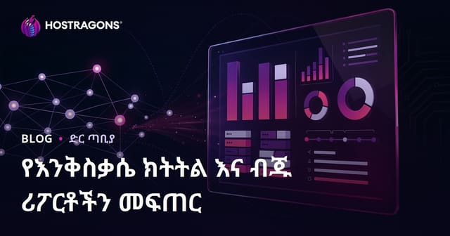 ክንዋኔ እየታዩ እና ልዩ ሪፖርት የሚተዳደሩ መንገዶች