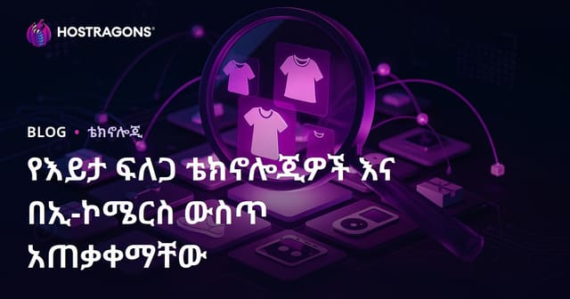 የምስል ፍለጋ ቴክኖሎጂዎችና በኢ-ንግድ ምርት ላይ አጠቃቀማቸው