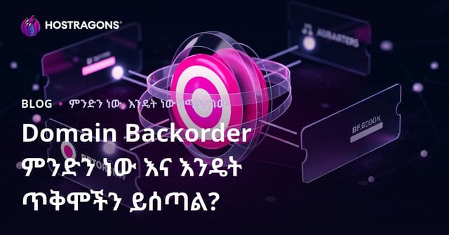 Domain Backorder ምንድነው? የዳሪ ድርሻ የአላን መስጠቱ ምን አስተዋጽኦ አለው? [localized for Amharic SEO]