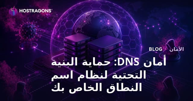 أمان DNS: حماية البنية التحتية لنظام اسم النطاق الخاص بك
