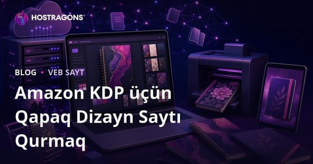 Amazon KDP Üçün Defter və Planlayıcı Qapağı Dizayn Saytı Qurmaq