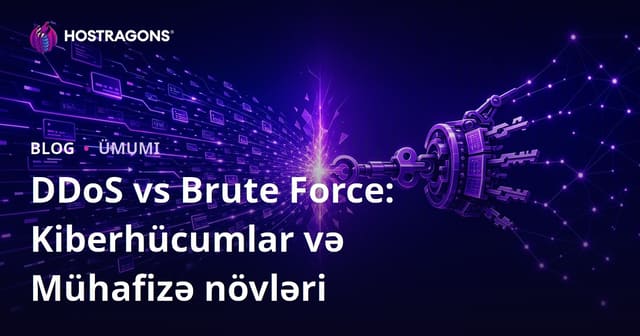 DDoS vs Brute Force: Kiberhücumlar və Mühafizə növləri