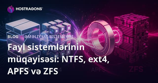 Dosya Sistemləri Müqayisəsi: NTFS, ext4, APFS və ZFS