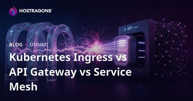 Kubernetes Ingress vs API Gateway vs Service Mesh müqayisəsi