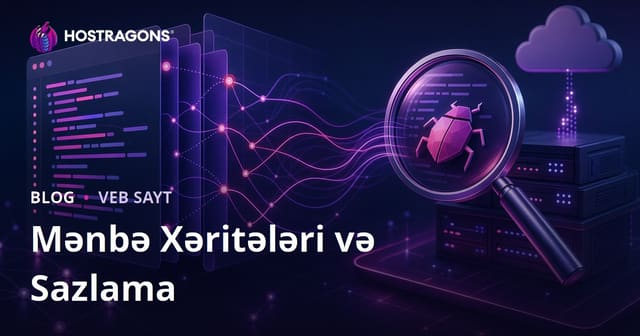 Mənbə Xəritələri və Sazlama