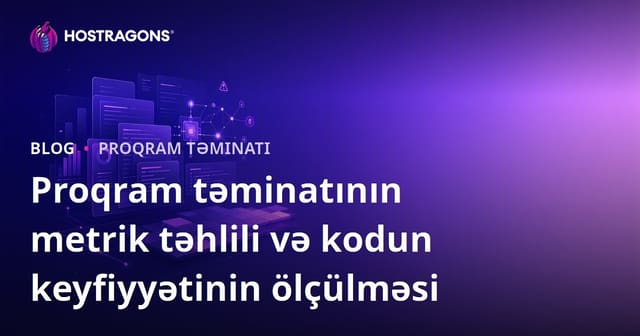 Yazılım Metrik Analizi ve Kod Kalitesinin Ölçümü