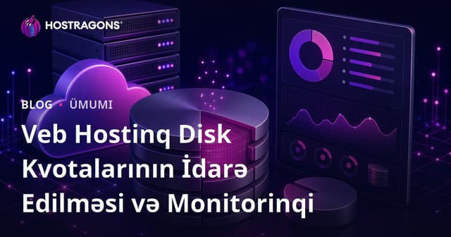 Veb Hostinq Disk Kvotalarının İdarə Edilməsi və Monitorinqi