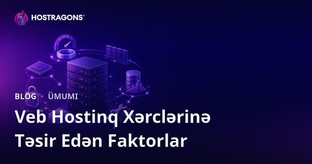 Veb Hostinq Xərclərinə Təsir Edən Faktorlar