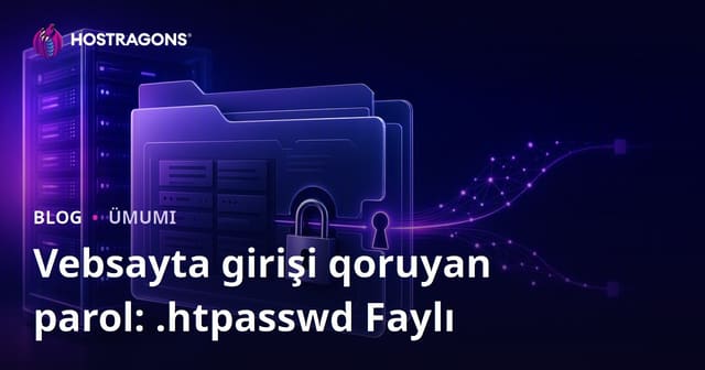 Vebsayta girişi qoruyan parol: .htpasswd Faylı