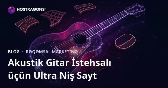 Yalnızca Akustik Gitar İstehsalı və Luthier Alətləri üzrə Ultra Niş Sayt