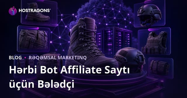 Yalnızca “Hərbi Bot və Taktiki Avadanlıq” İcmalları Edən Affiliate Saytı