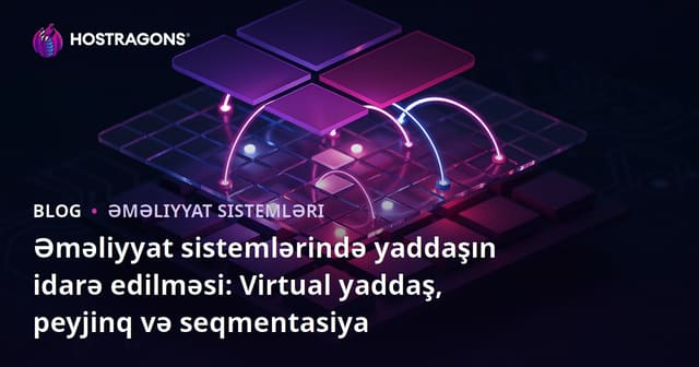 Əməliyyat sistemlərində yaddaşın idarə edilməsi: Virtual yaddaş, peyjinq və seqmentasiya