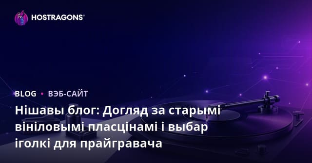 Нішавы блог: Догляд за старымі вініловымі пласцінамі і выбар іголкі для прайгравача