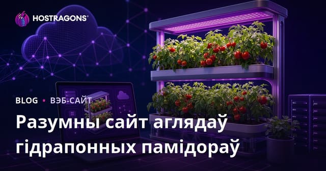 Толькі кіраўніцтва па стварэнні сайта агляду для вырошчвання ў разумных гідрапонных умовах дома