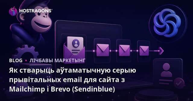 Як стварыць аўтаматычную серыю прывітальных email для сайта з Mailchimp і Brevo (Sendinblue)