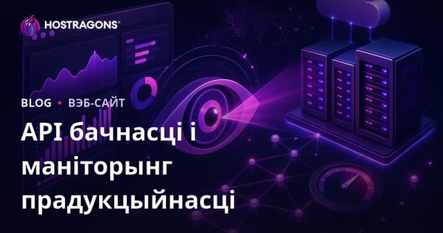API бачнасці і маніторынг прадукцыйнасці