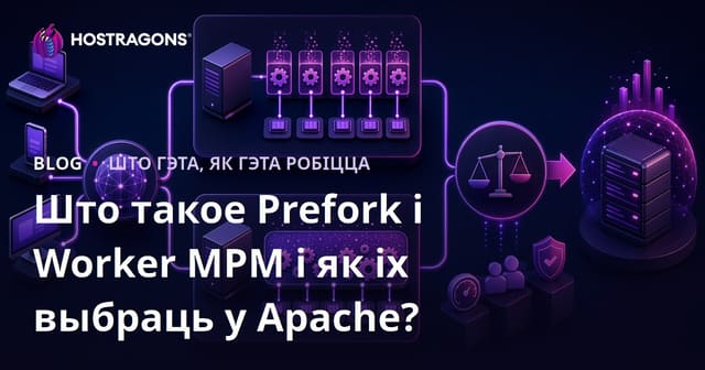 Што такое Prefork і Worker MPM і як іх выбраць у Apache?