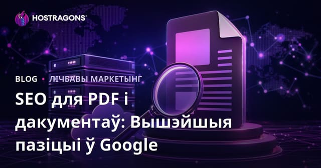 SEO PDF і дакументаў: як вывесці PDF-файлы ў топ Google у 2026 годзе