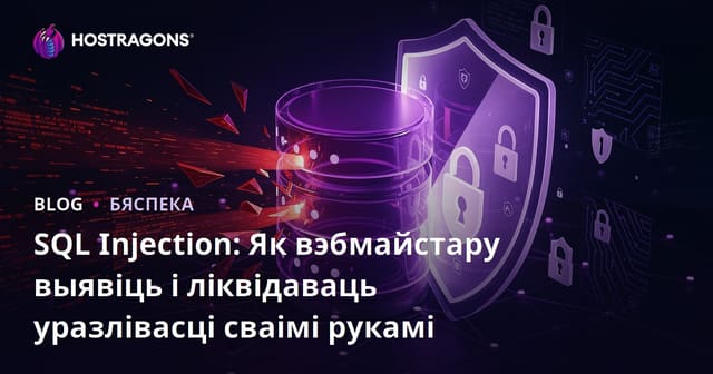 SQL Injection: Як вэбмайстару выявіць і ліквідаваць уразлівасці сваімі рукамі