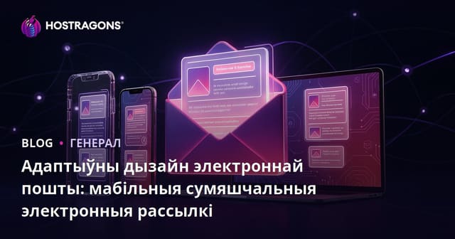 Адаптыўны дызайн электроннай пошты: мабільныя сумяшчальныя электронныя рассылкі