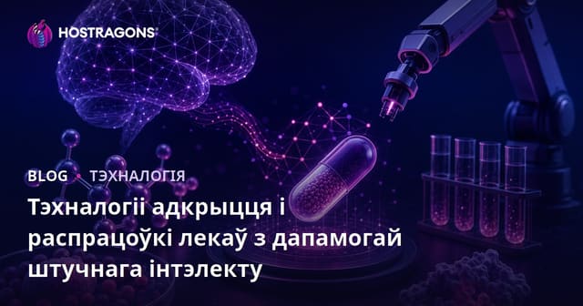 Патэнцыял штучнага інтэлекту ў адкрыцці і распрацоўцы лекаў