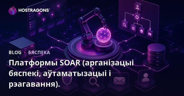 Платформы SOAR (Аркестрацыя бяспекі, Аўтаматызацыя і Умяшанне)