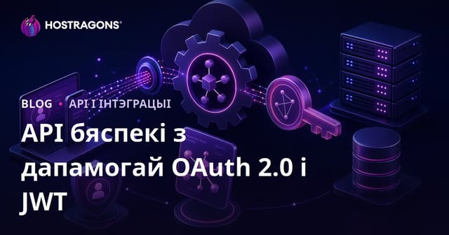 API бяспекі з дапамогай OAuth 2.0 і JWT